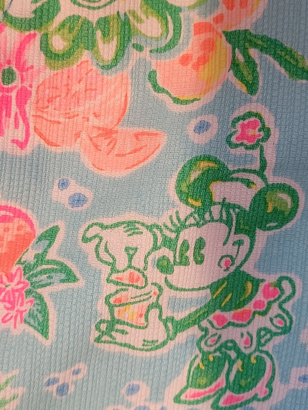 NWT Lilly Pulitzer Bright Floral & Mickey Print Blue Buttercup Shorts - Picture 2 of 9